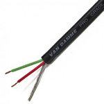 Van Damme Screened Microphone Cable, 0.22 mm² CSA, 4.85mm od, 100m, Black