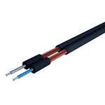 S2Ceb-Groupe Cae Screened 2 Core Audio & Control Cable, 0.22 mm² CSA, 3.5mm od, 100m, Black