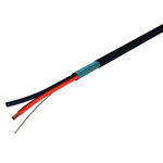 S2Ceb-Groupe Cae Screened Audio & Control Cable, 0.22 mm² CSA, 4mm od, 100m, Black