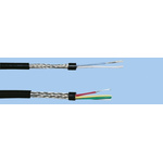 Nexans Screened 5 Core Microphone Cable, 0.22 mm² CSA, 4.8mm od, 100m, Black