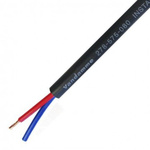 Van Damme 2 Core Speaker Cable, 0.75 mm² CSA, 5.6mm od, 100m, Grey