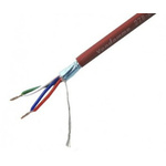 Van Damme Screened Microphone Cable, 0.08 mm² CSA, 3.7mm od, 100m, Brown