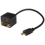 RS PRO Male HDMI to DVI-D Dual Link, HDMI Cable