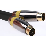 RS PRO 4 Pin mini-DIN to 4 Pin mini-DIN DIN Cable 5m