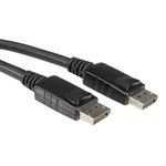 Roline Male DisplayPort to Male DisplayPort, PVC Cable, 1m