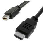 RS PRO Male Mini DisplayPort to Male HDMI, PVC Cable, 4.5m