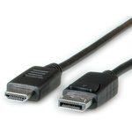Roline Male DisplayPort to Male HDMI, PVC Cable, 4.5m