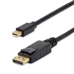 StarTech.com Male Mini DisplayPort to Male DisplayPort, PVC  Cable, 4K @ 60 Hz, 1.8m