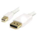 StarTech.com Male Mini DisplayPort to Male DisplayPort, PVC  Cable, 4K @ 60 Hz, 1m