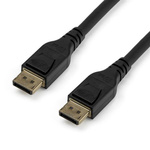 StarTech.com Male DisplayPort to Male DisplayPort, PVC  Cable, 8K @ 60 Hz, 5m