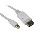 RS PRO Male Mini DisplayPort to Male DisplayPort, PVC  Cable, 1080p, 5m