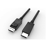 Molex Male DisplayPort to Male DisplayPort, PVC  Cable, 2m