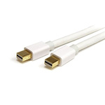 StarTech.com Male Mini DisplayPort to Male Mini DisplayPort, PVC  Cable, 4K @ 60 Hz, 2m
