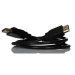 RS PRO Male DisplayPort to Male DisplayPort Cable, 8K, 1m