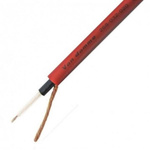 Van Damme Screened 2 Core, 0.22 mm² CSA, 4.5mm od, 100m, Red