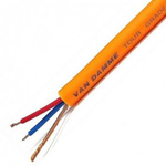 Van Damme Screened 3 Core, 0.22 mm² CSA, 6.35mm od, 100m, Orange
