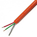Van Damme Screened 2 Core, 0.22 mm² CSA, 4.85mm od, 100m, Orange
