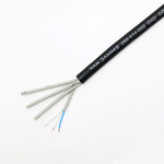 Van Damme Screened 4 Core, 0.14 mm² CSA, 9.2mm od, 50m, Black