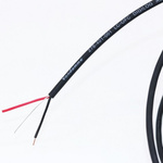 Van Damme, 0.22 mm2 CSA, 3.9mm od, 100m, Black