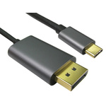 RS PRO Male DisplayPort to Male USB C  Cable, 8K, 2m