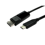 RS PRO Male DisplayPort to Male USB C  Cable, 1m
