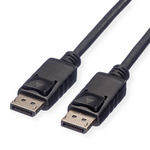 Roline Male DisplayPort to Male DisplayPort Display Port Cable, 4096 x 2560, 1m