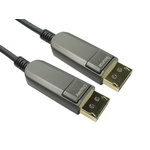 RS PRO Male DisplayPort to Male DisplayPort, TPU Display Port Cable, 8K, 10m