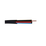 S2Ceb-Groupe Cae Unscreened 2 Core Speaker Cable, 2.5 mm² CSA, 7.7mm od, 100m, Black