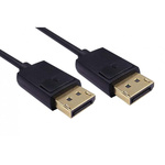 Male DisplayPort to Male DisplayPort, TPE Display Port Cable, 2m