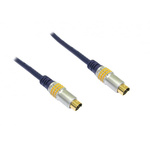 Screened Audio Cable, 10m, Black