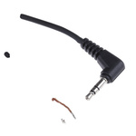 Switchcraft Male 3.5mm Stereo Jack to Unterminated Aux Cable, Black