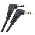 Switchcraft Male 3.5mm Stereo Jack to Male 3.5mm Stereo Jack Aux Cable, Black, 3.1m