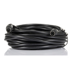 RS PRO Male 4 Pin mini-DIN to Male 4 Pin mini-DIN Black DIN Cable 10m