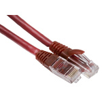 RS PRO Red Cat6 Cable U/UTP LSZH Male RJ45/Male RJ45, Terminated, 500mm