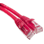 RS PRO Red Cat6 Cable U/UTP PVC Male RJ45/Male RJ45, Terminated, 10m