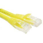 RS PRO Yellow Cat6 Cable U/UTP LSZH Male RJ45/Male RJ45, Terminated, 500mm