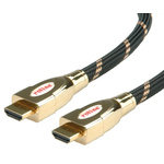 Roline Male HDMI Ethernet to Male HDMI Ethernet Cable, 1m