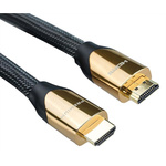 Roline Male HDMI Ethernet to Male HDMI Ethernet Cable, 1m