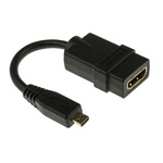 StarTech.com 4K @ 30Hz HDMI 1.4 Female HDMI to Male Micro HDMI  Cable, 12.7cm