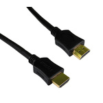 RS PRO 4K Male HDMI Ethernet to Male HDMI Ethernet  Cable, 50cm