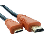 RS PRO 4K Male HDMI to Male Mini HDMI  Cable, 2m