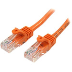 Startech Orange PVC Cat5e Cable UTP, 5m Male RJ-45