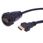 RS PRO 4K Male HDMI to Male HDMI  Cable, 2m