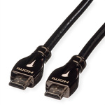 Roline 3840 x 2160 Male HDMI to Male HDMI  Cable, 20m