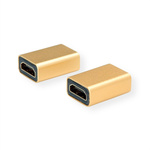 Roline 3840 x 2160 Female HDMI to Female HDMI  Cable, 33mm
