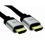 RS PRO 8K @ 60Hz HDMI 2.1 Male HDMI to Male HDMI  Cable, 2m