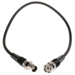 TE Connectivity Male BNC to Female BNC RG58 Coaxial Cable, 50 Ω