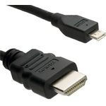 Molex Male HDMI to Male Micro HDMI Cable, 1m