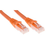 RS PRO Orange Cat6 Cable UTP LSZH Male RJ45/Male RJ45, Terminated, 1m