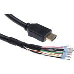 RS PRO Male HDMI to Unterminated Cable, 5m